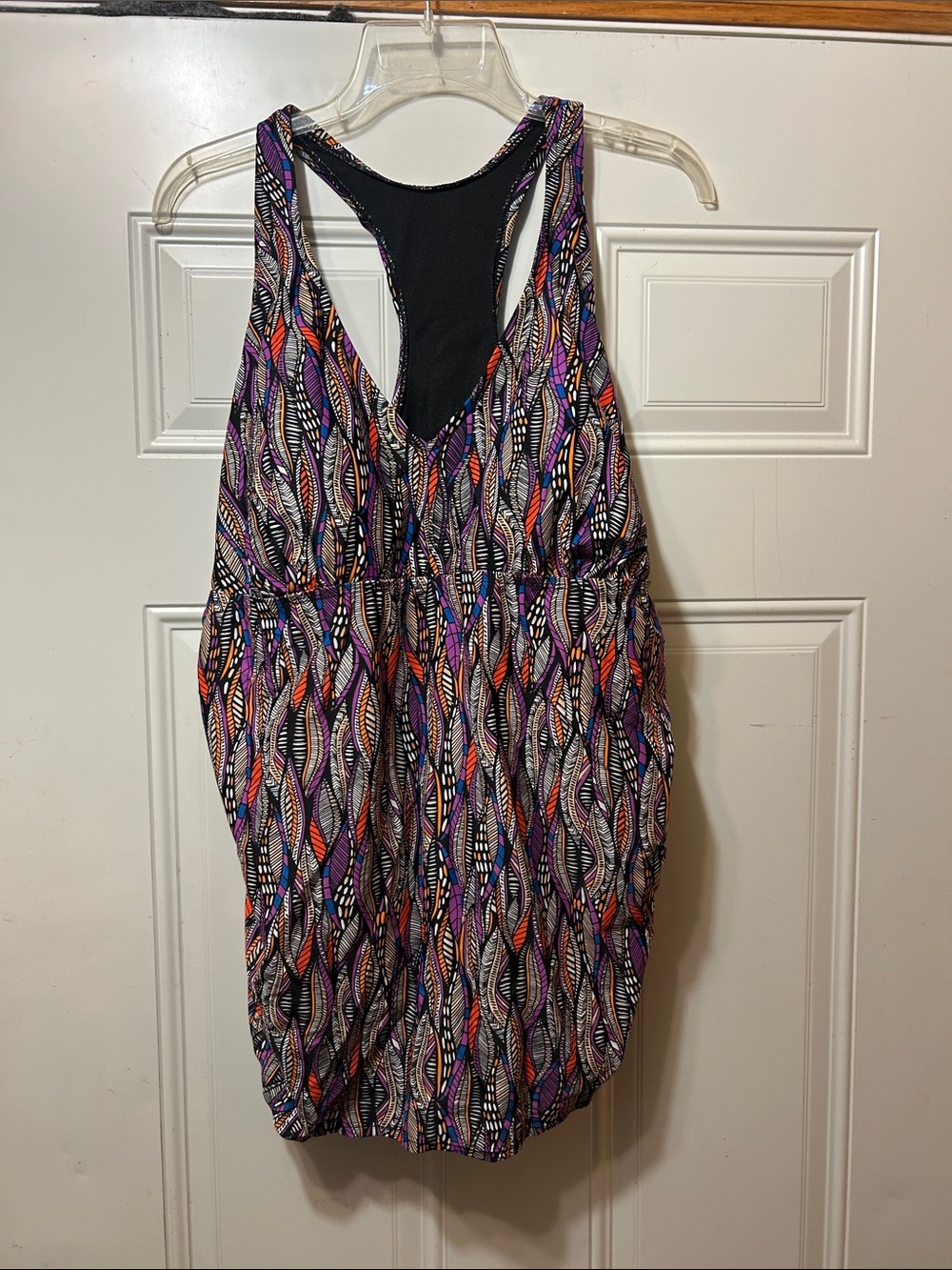 Swim Top - Purple Multi 22W